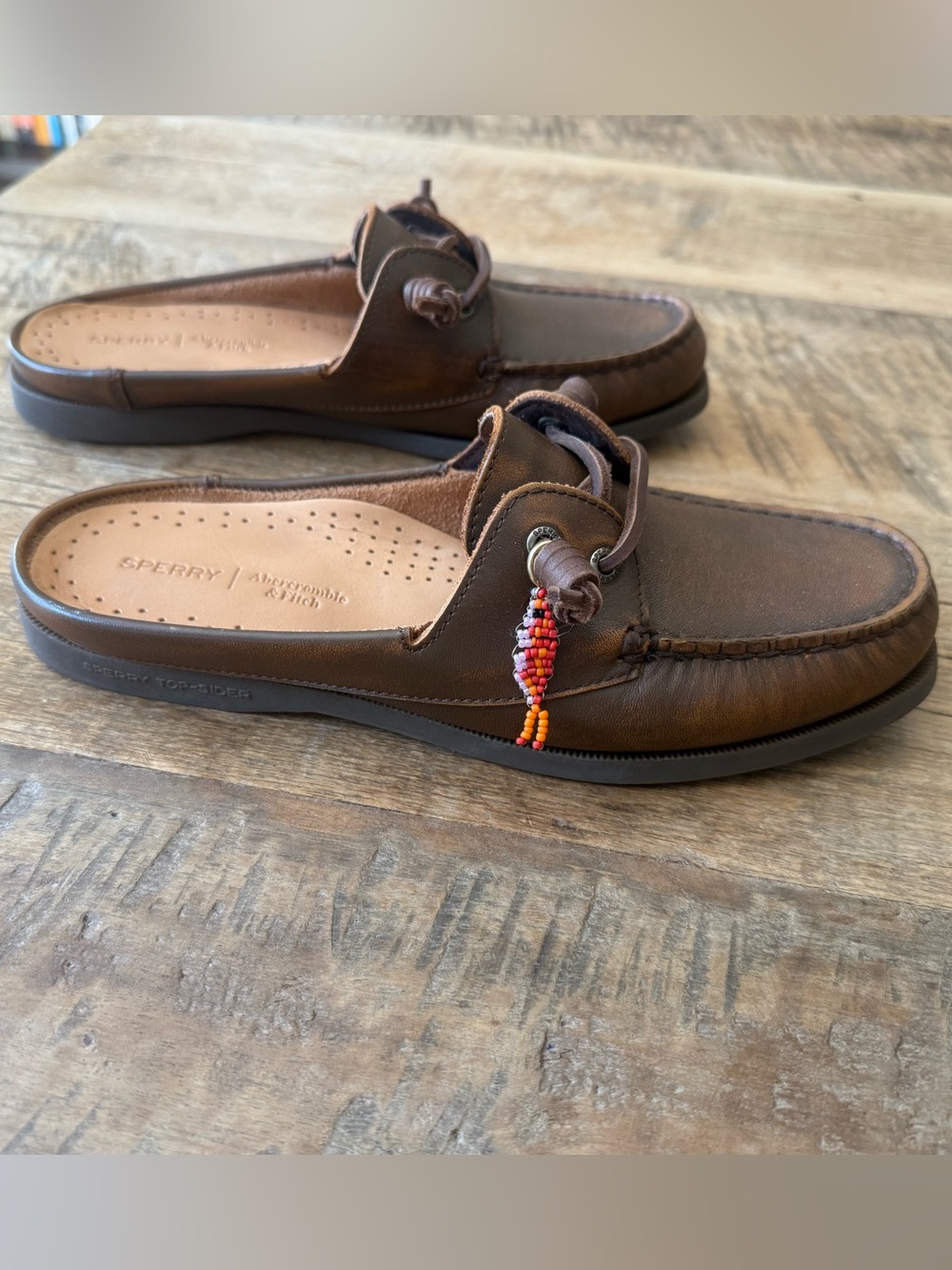 Sperry Authentic Mule Boat Shoe - Brown 8.5